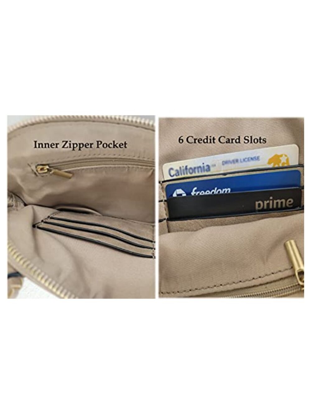 Vegan Faux Leather Wristlet Clutch Wallet with Card Slots Evening Bag - Picture 3 of 6